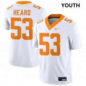 Lance Heard UT Vols NCAA Youth #53 College Football Jersey - White 713466-709