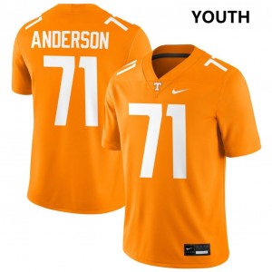 Max Anderson Tenn College Football 2025-26 #71 Youth Jersey - Tennessee Orange 915025-949