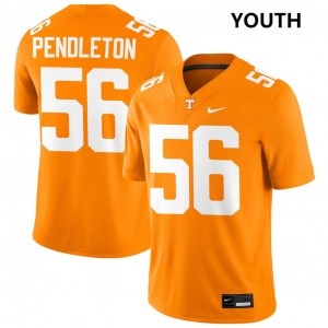 Sam Pendleton TN Volunteers Youth High School #56 College Football Jersey - Tennessee Orange 172334-410