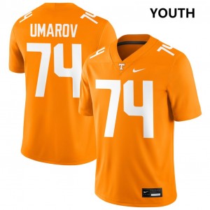 Shamurad Umarov The Volunteer State Youth College Football #74 Stitched Jerseys - Tennessee Orange 338756-743
