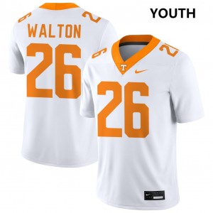Sidney Walton The Volunteer State Youth College Football Embroidery #26 Jersey - White 781154-308