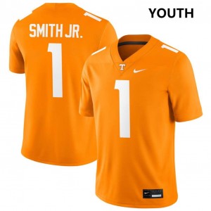 Travis Smith Jr. UTK Official #1 Youth College Football Jerseys - Tennessee Orange 483506-559