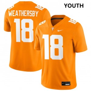 Tyree Weathersby TN Vols College Football Youth Limited #18 Jersey - Tennessee Orange 991169-971