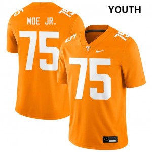 Wendell Moe Jr. TN Volunteers Youth #75 College Football University Jersey - Tennessee Orange 897029-509